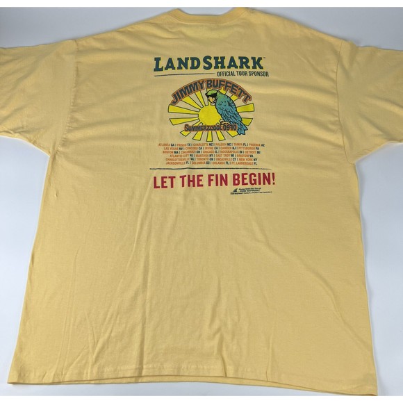 Jimmy Buffett Summerz Cool Tour 2009-10 TShirt LandShark 3XL Front Back Print - Picture 9 of 14